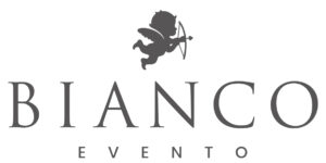 Logo Bianco Evento in Zusammenarbeit mit Julia John, Brautatelier für neue und gebrauchte Brautkleider